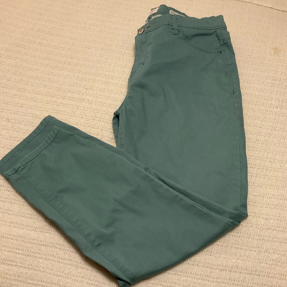 Curve Appeal Women's Ankle Jeans - Teal - Picture 3 of 7